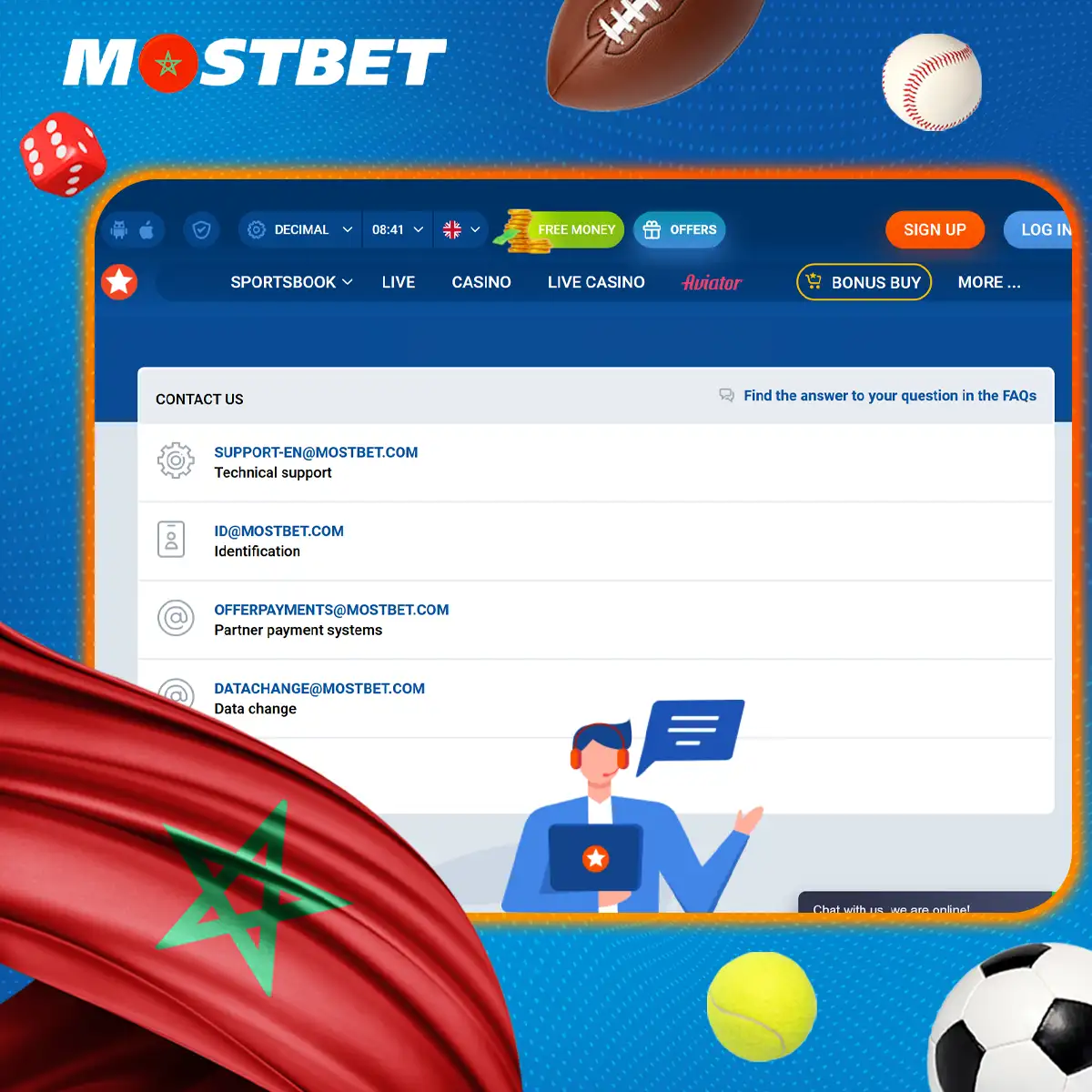 Le service clientèle de Mostbet est disponible 24 heures sur 24 et 7 jours sur 7