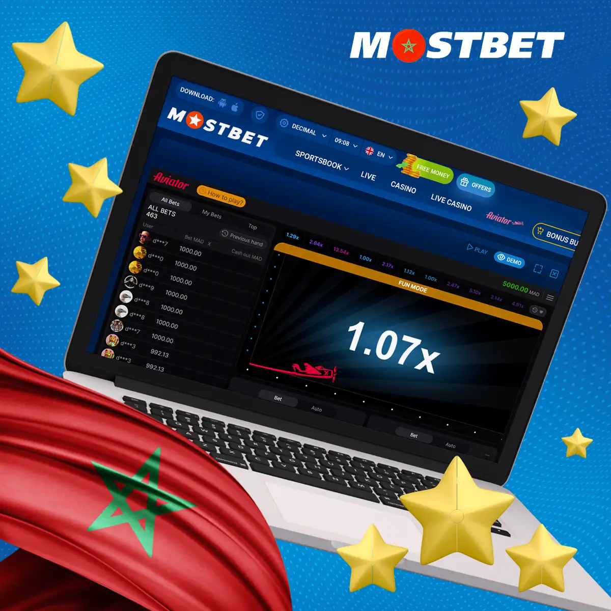 Advantages of playing Aviator on the Mostbet platform