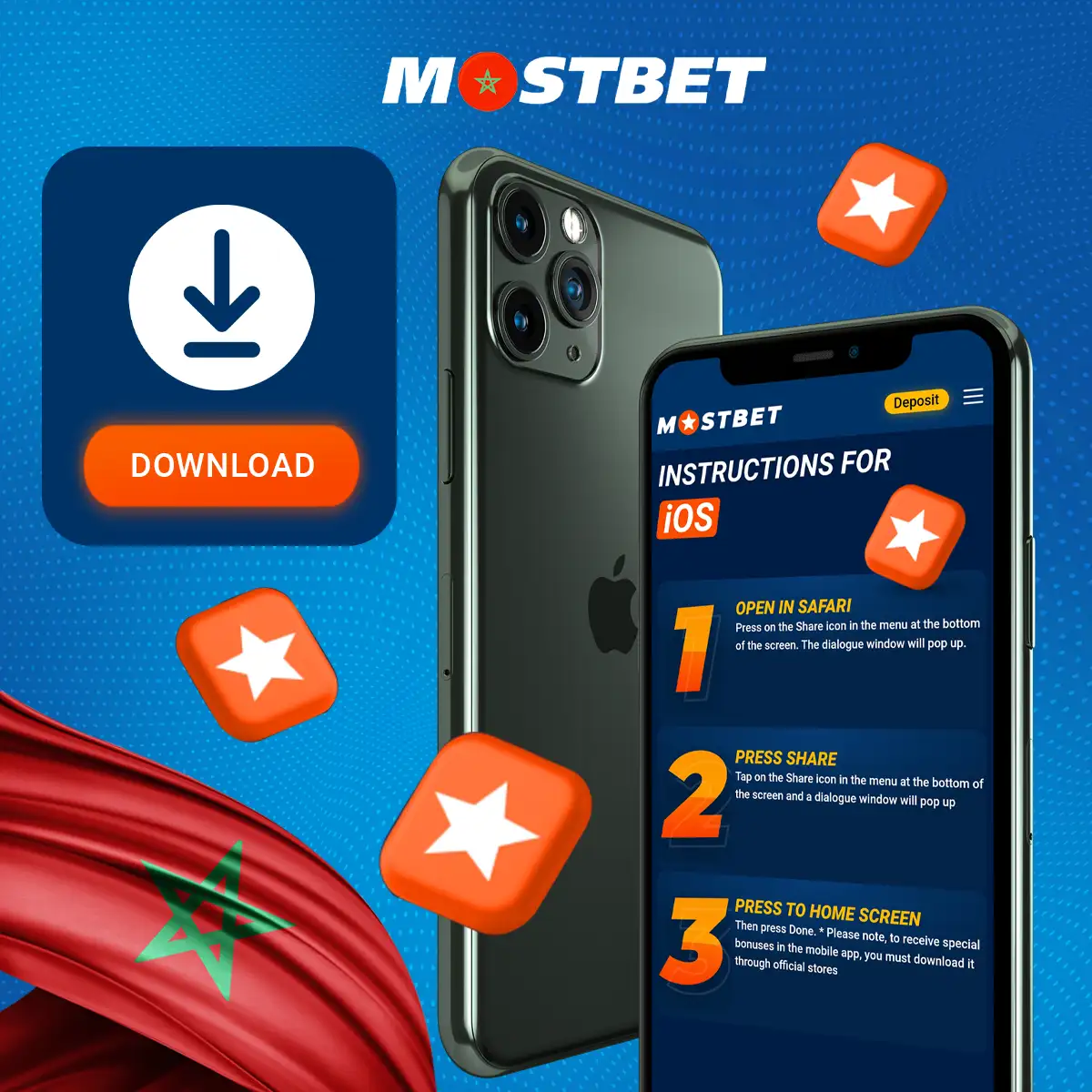 How to download and install the Mostbet app on ios