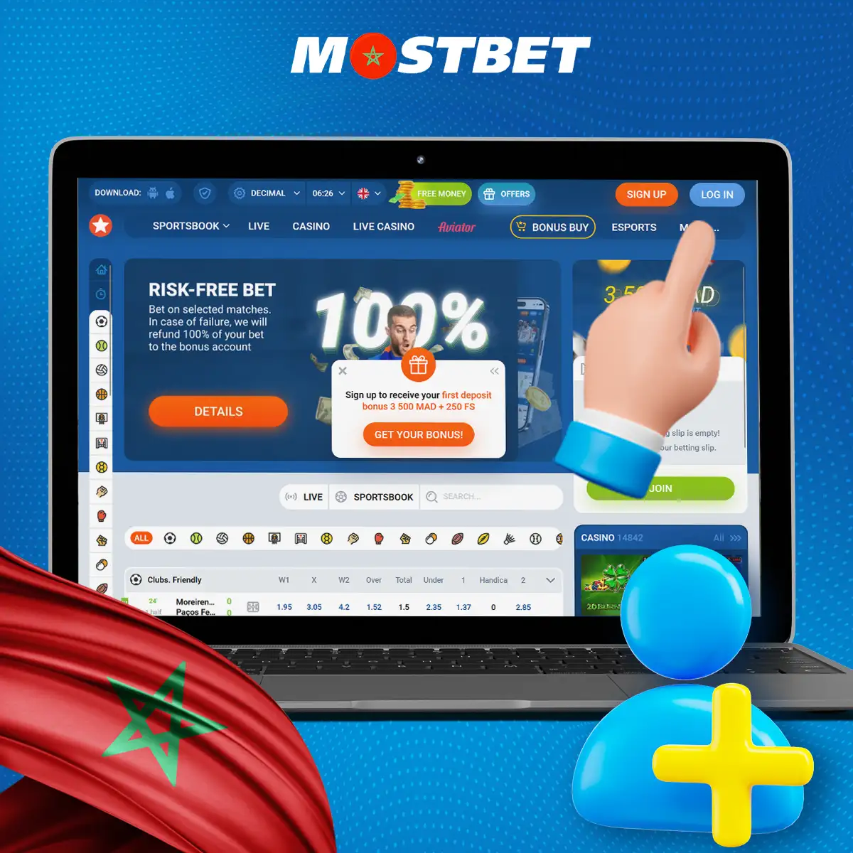 Where to start to bet at Mostbet Morocco