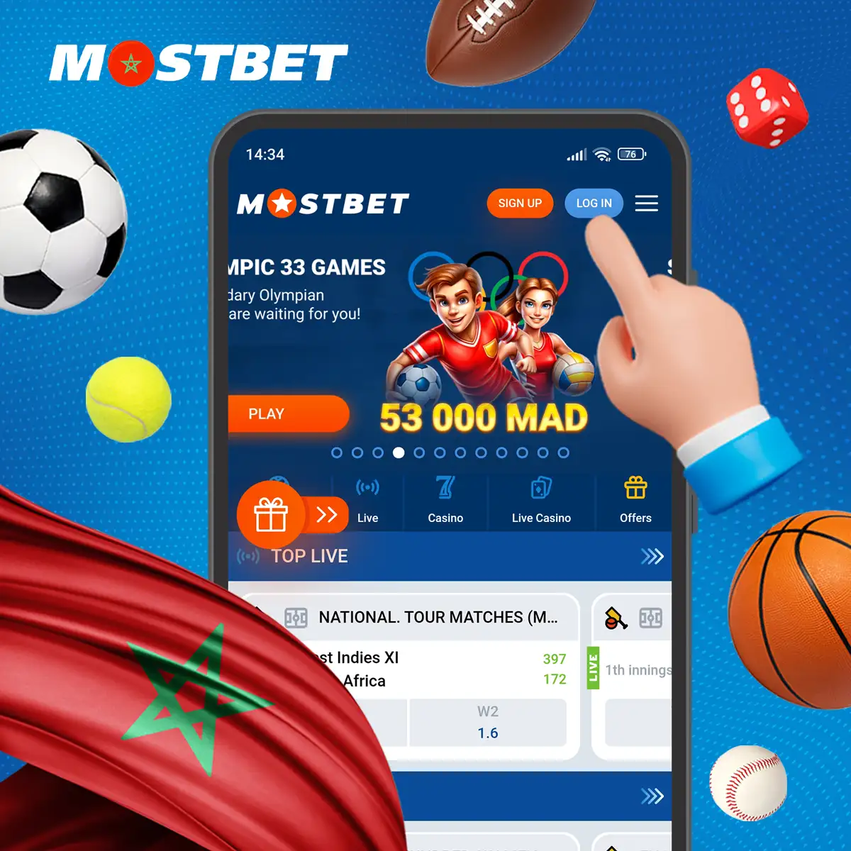 Comment se connecter à la plateforme Mostbet après l'inscription ?