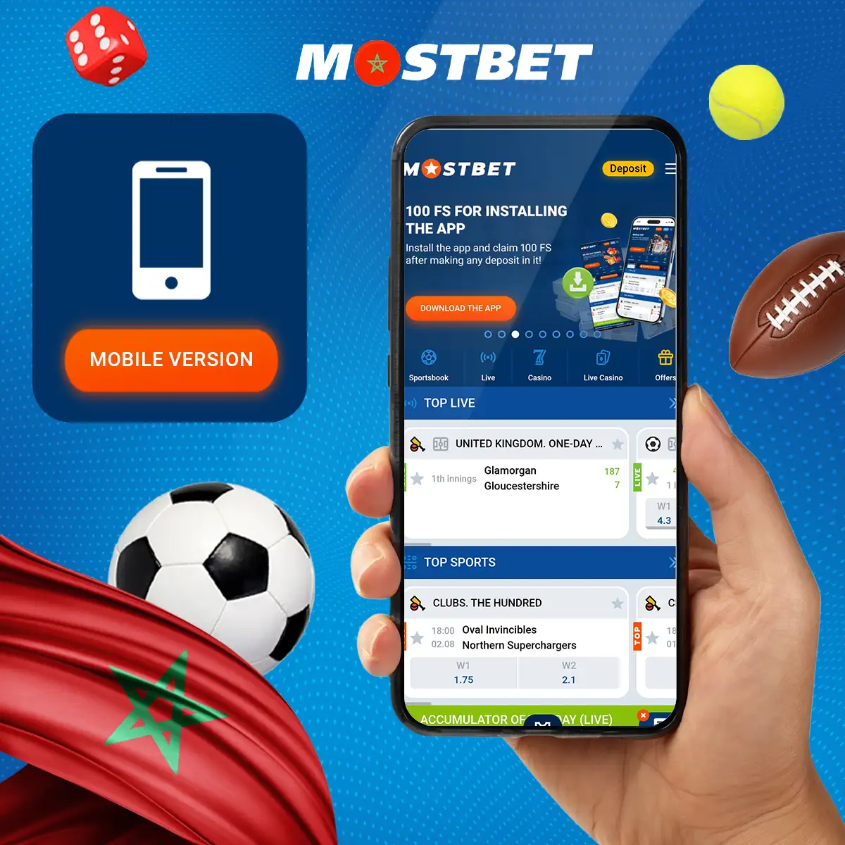 Revue de la version mobile de Mostbet