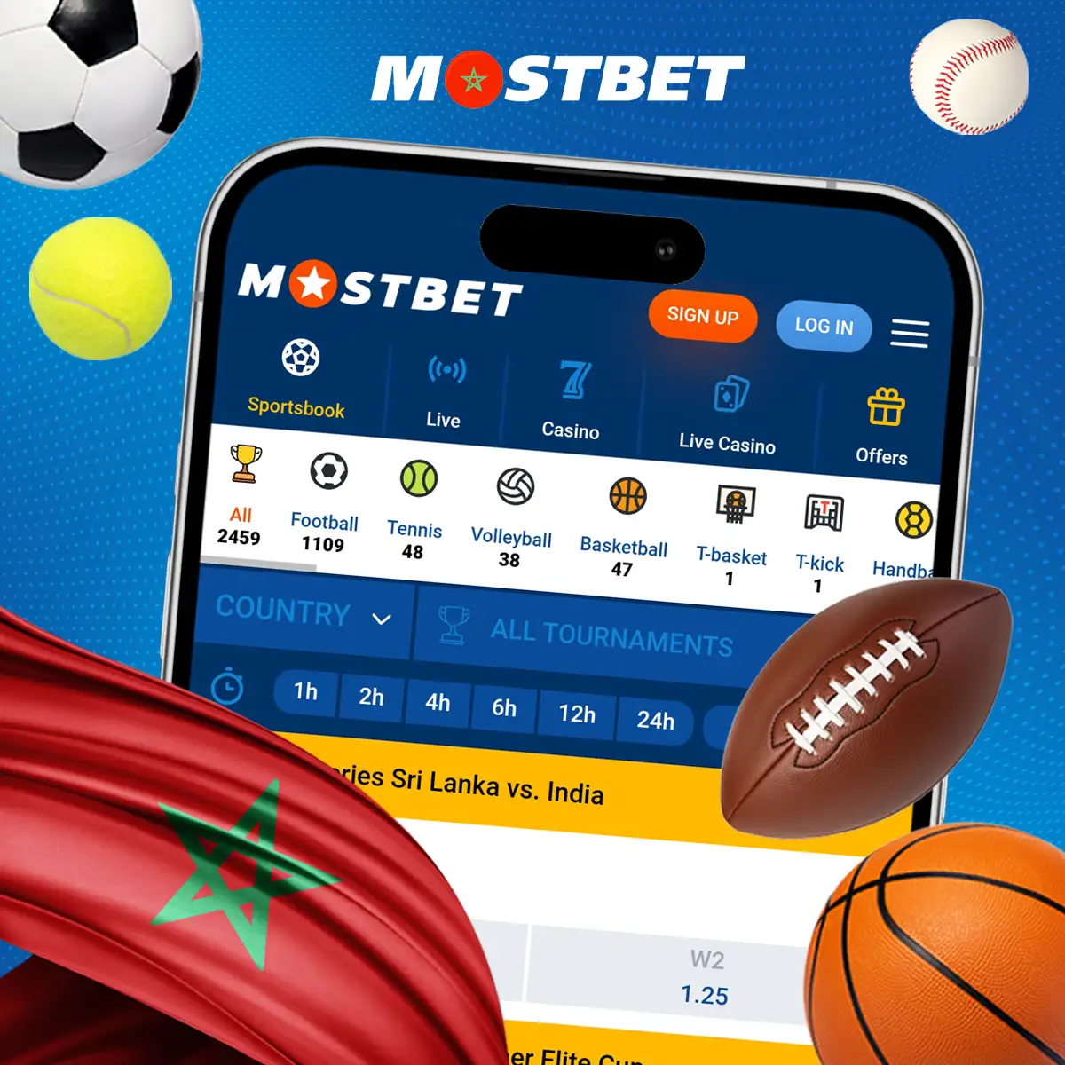 Which sports you can bet on at Mostbet