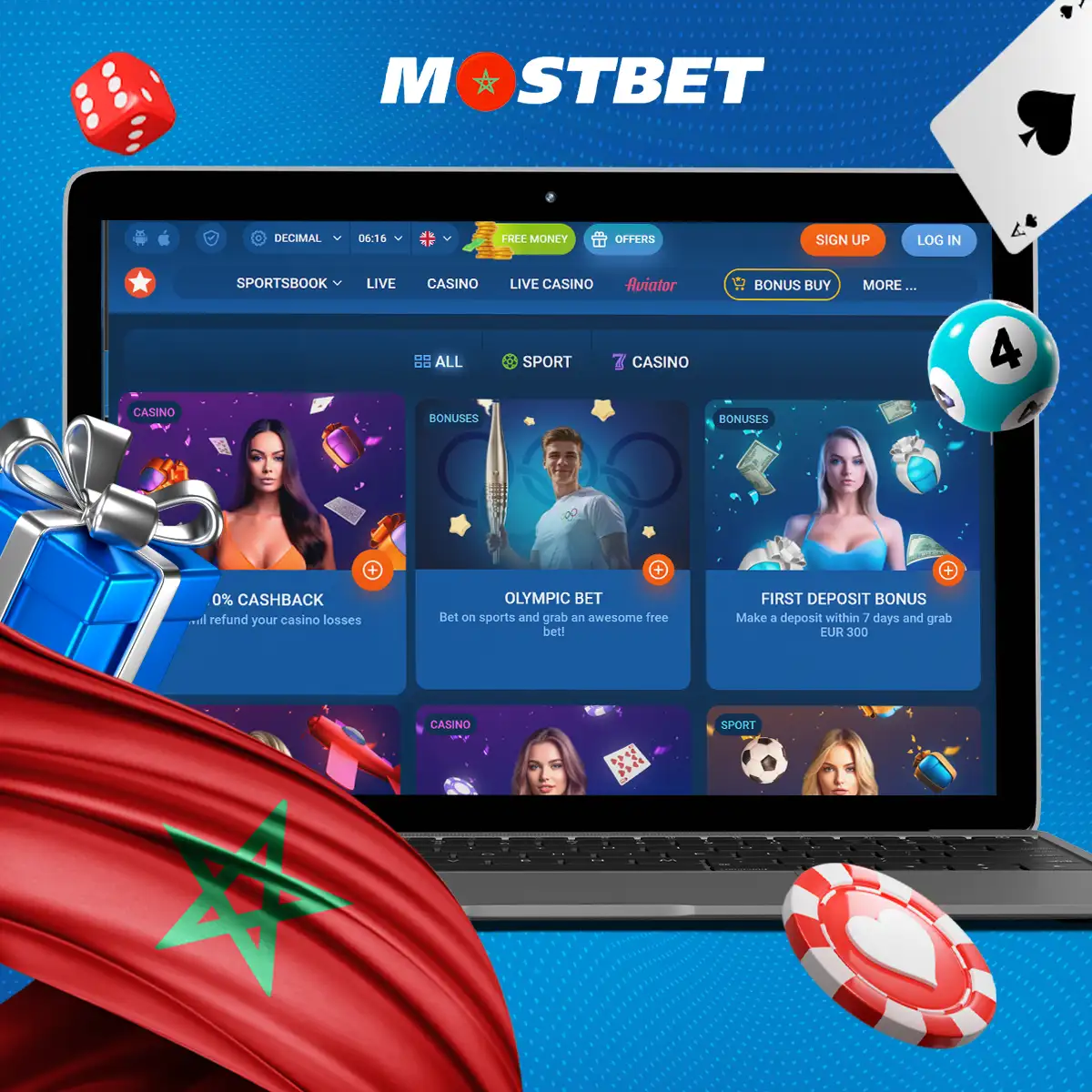 Mostbet welcome bonus for casino games overview