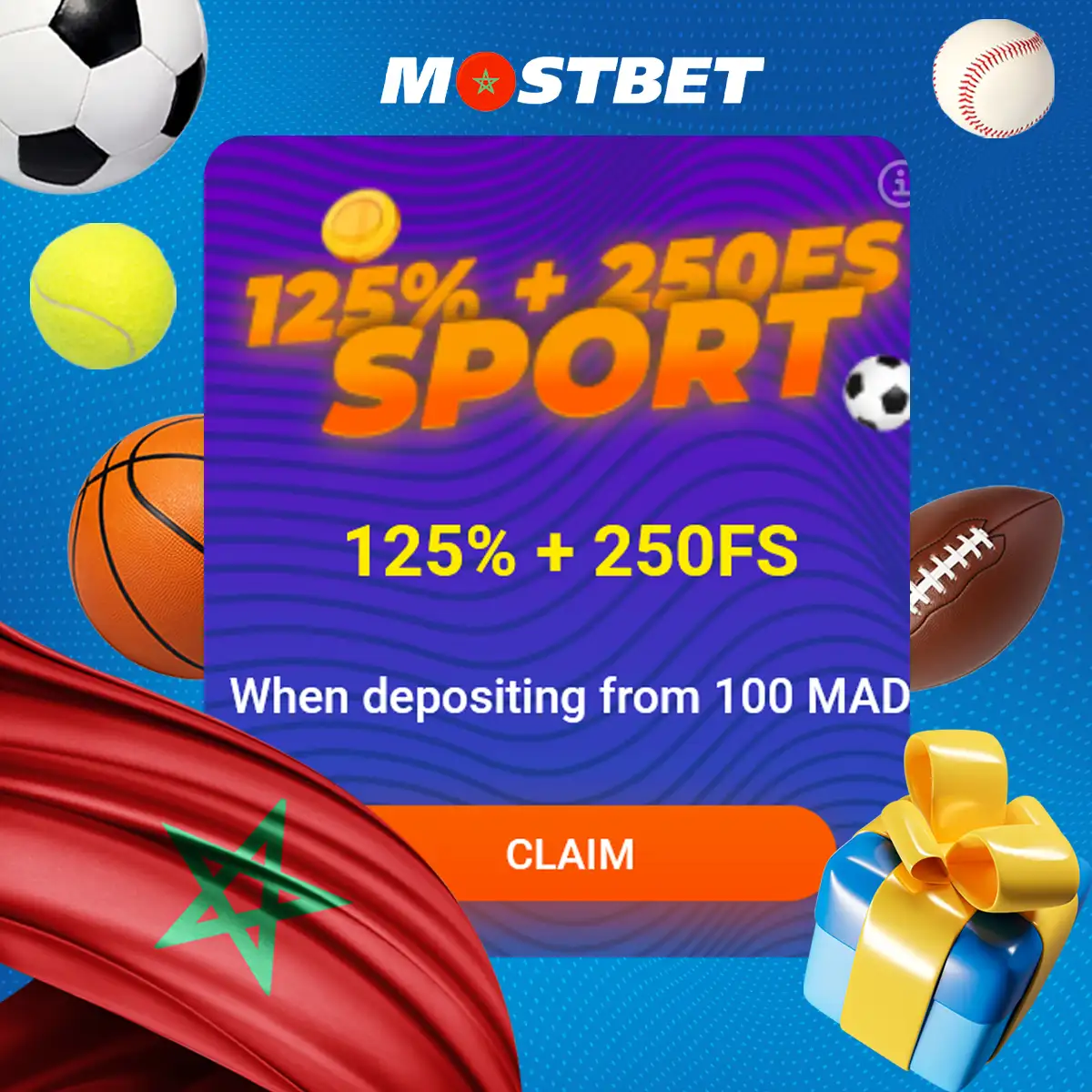 Overview of Mostbet welcome bonus for sports betting