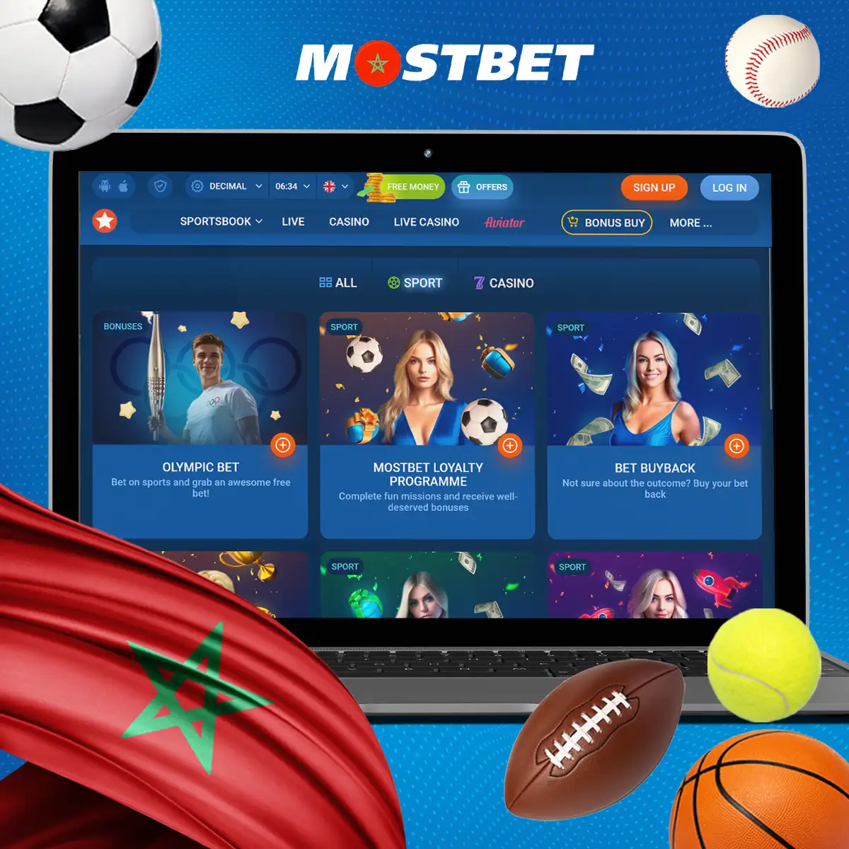 Quels sont les bonus offerts par Mostbet pour les paris sportifs au Maroc ?