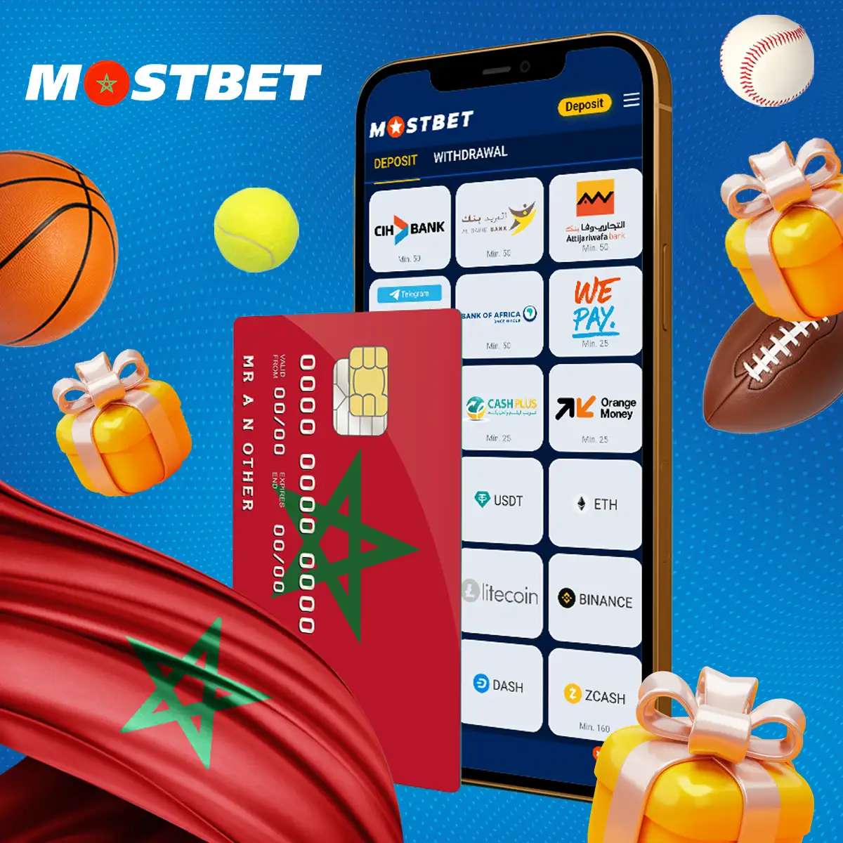 Which payment systems work at Mostbet Morocco?