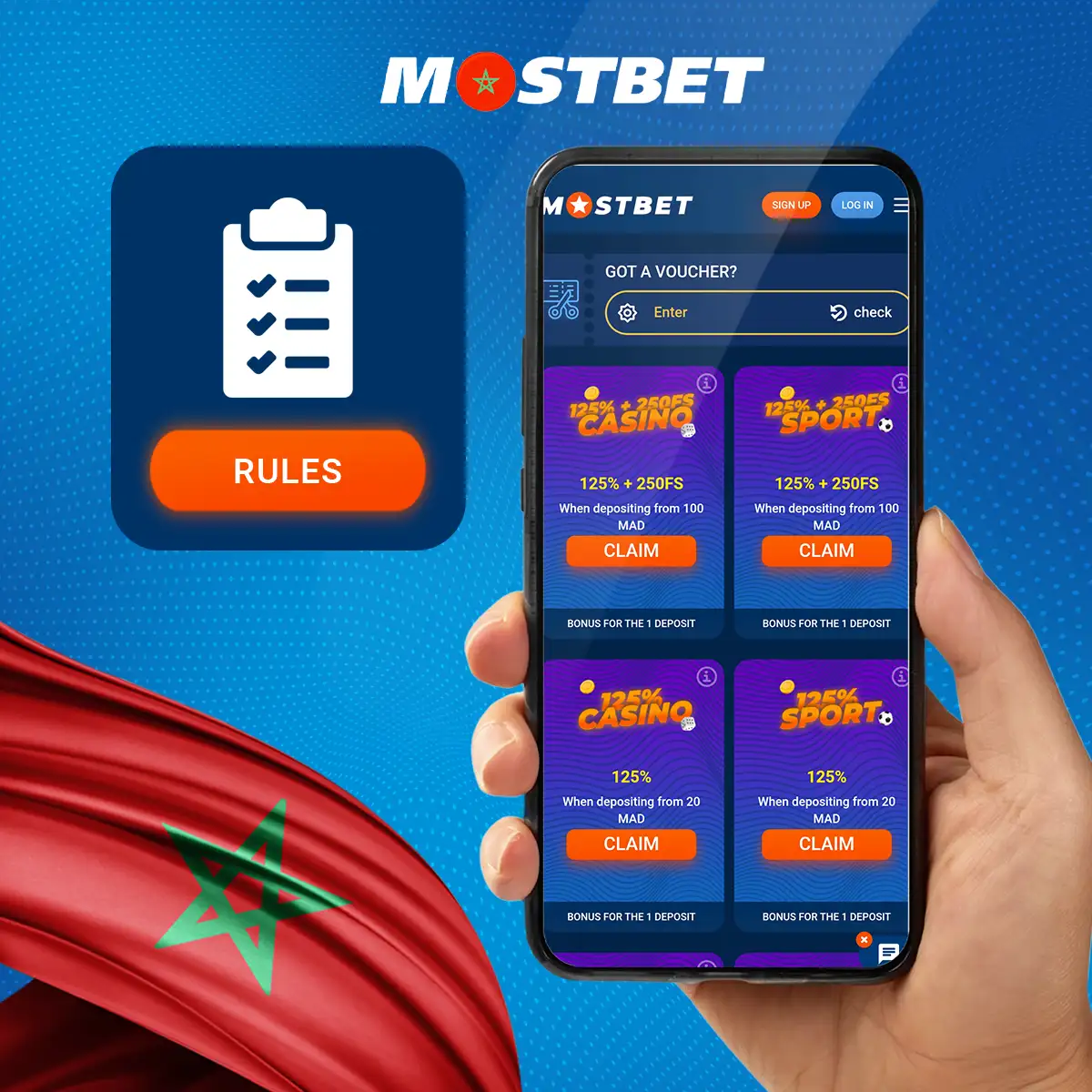 Mostbet have set the rules for the welcome bonus