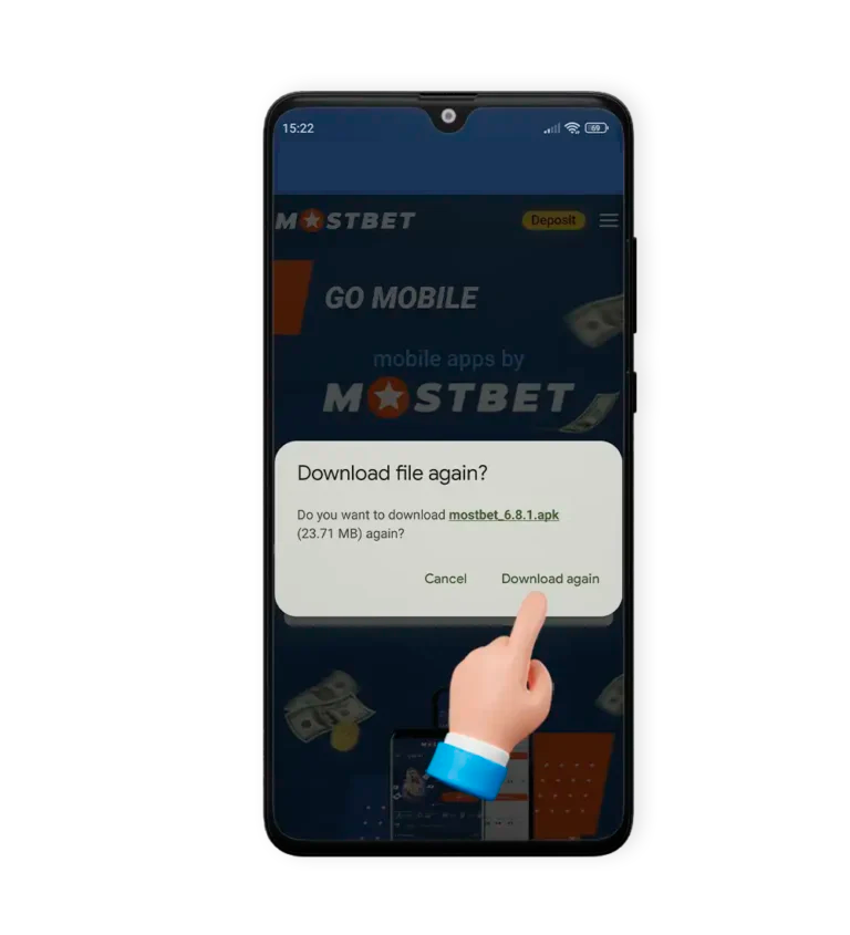 وافق على تنزيل ملف APK على هاتف Android الخاص بك، الخطوة 6